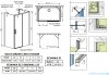 Radaway Idea Kdj+s kabina prysznicowa 90x130x90 prawa przejrzyste 10116130-01-01R/387050-01-01L/10117090-01-01